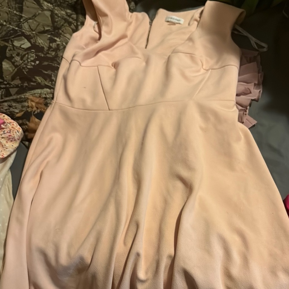 Calvin Klein Pink Sleeveless Dress